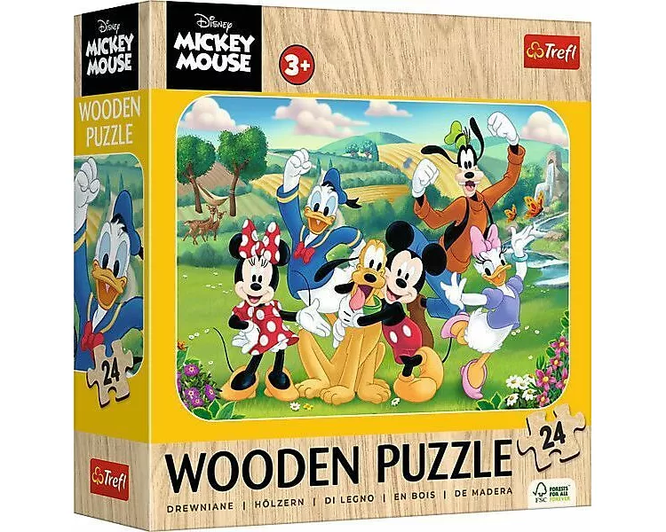 Holz Puzzle Junior 24 - Disney Mickey Mouse and Friends