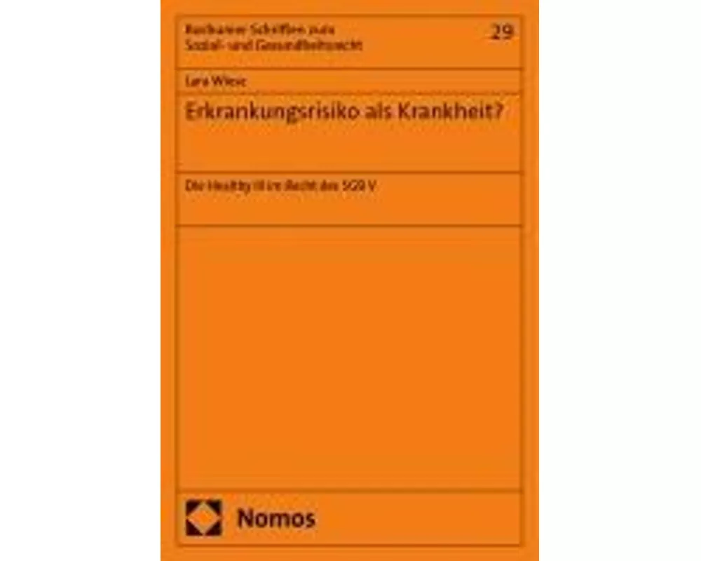Erkrankungsrisiko als Krankheit?