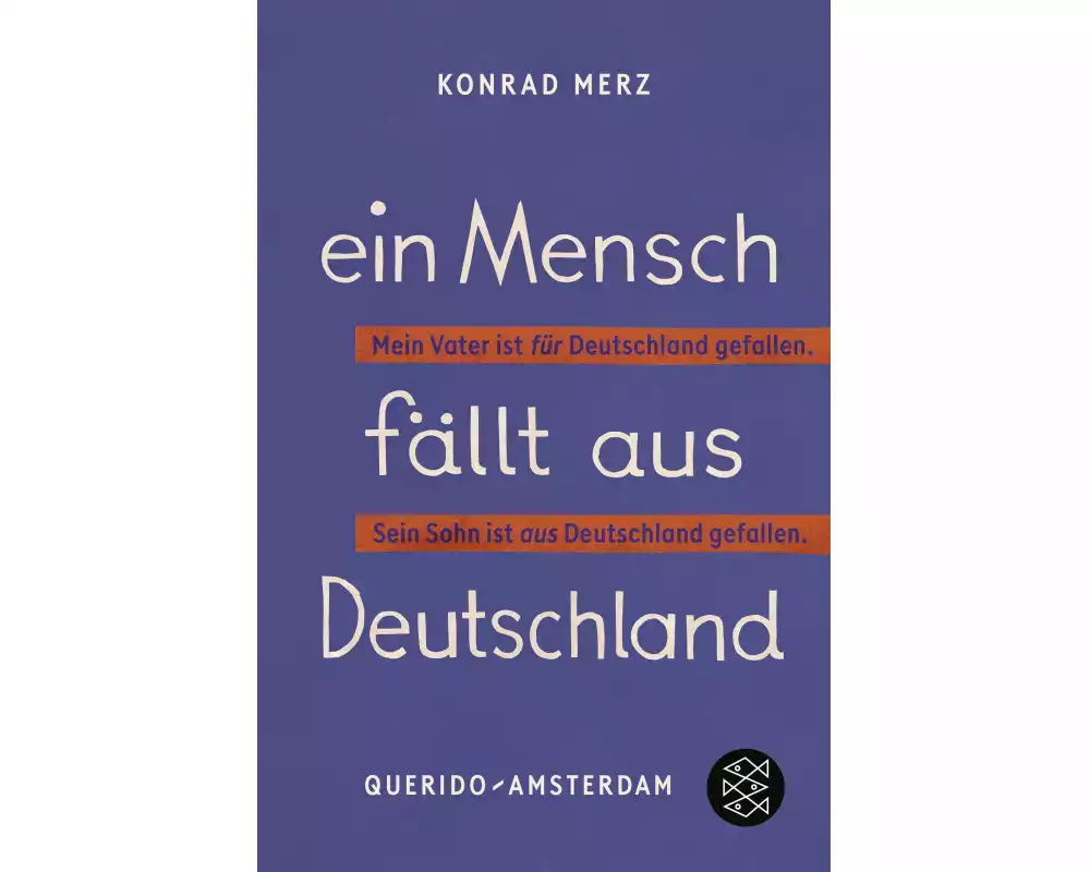 Ein Mensch fällt aus Deutschland