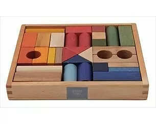 Rainbow Blocks In Tray Xl