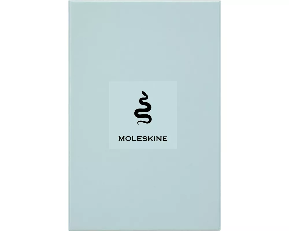 Moleskine Das Jahr der Schlange Blätter Notizbuch, L/A5, fester Einband, liniert, mit Box