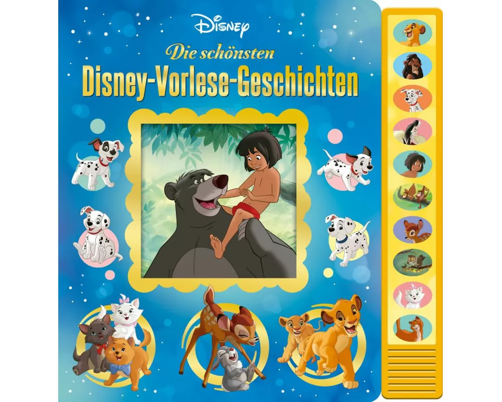 Disney - Die schönsten Disney-Vorlese-Geschichten - Pappbilderbuch zum Vorlesen - Soundbuch mit 10 tollen Geräuschen