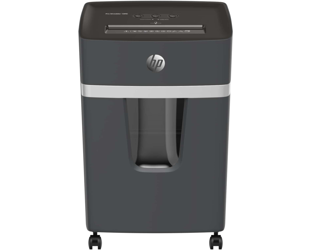 HP Aktenvernichter 10MC 2812 schwarz