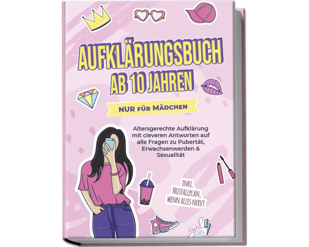 Aufklärungsbuch ab 10 Jahren NUR für Mädchen: Altersgerechte Aufklärung mit cleveren Antworten auf alle Fragen zu Pubertät, Erwachsenwerden & Sexualit