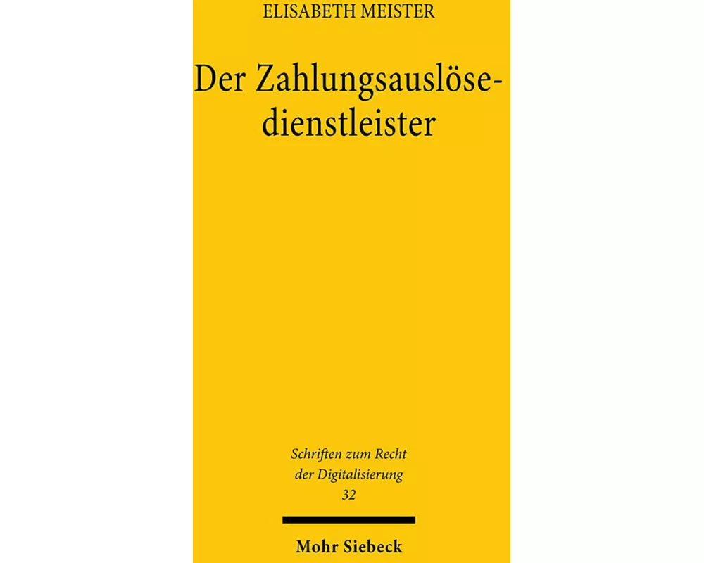Der Zahlungsauslösedienstleister