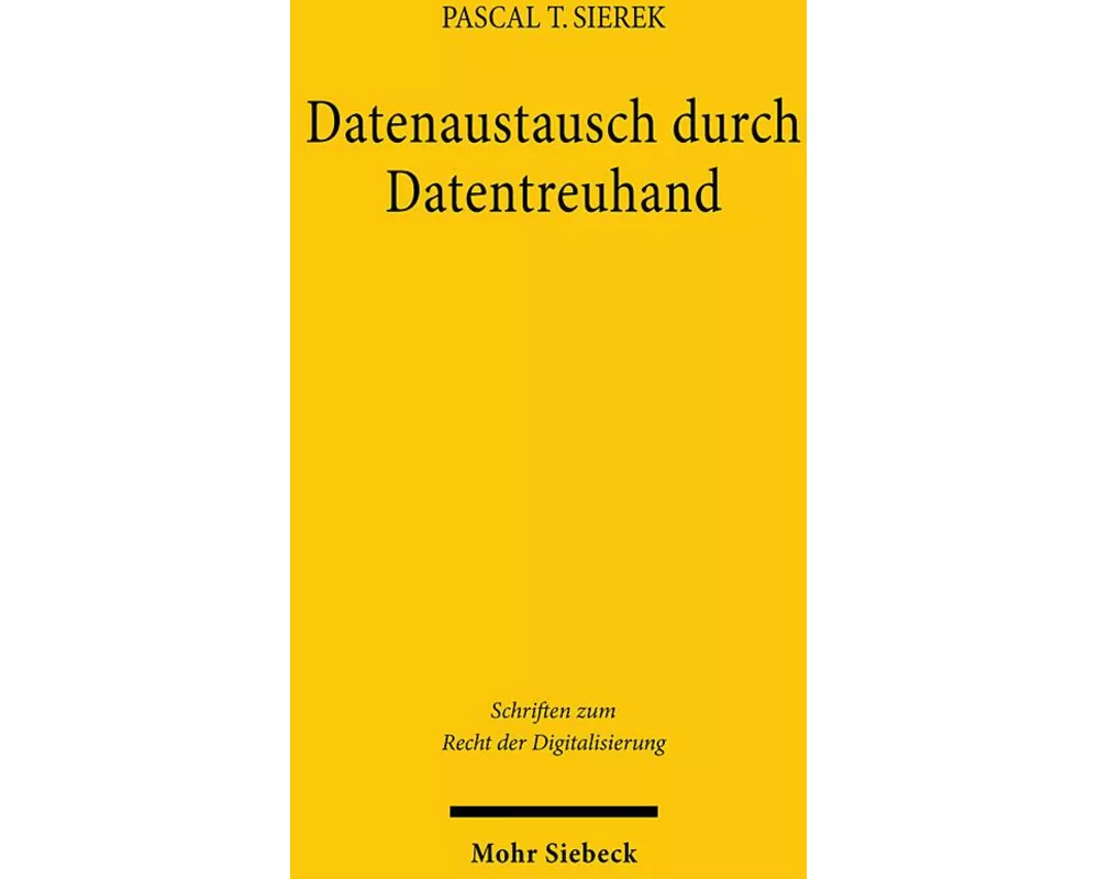 Datenaustausch durch Datentreuhand