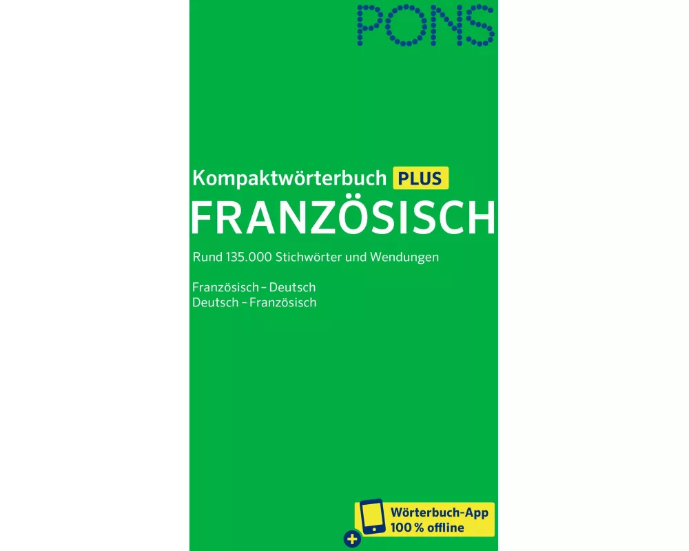 PONS Kompaktwörterbuch Französisch