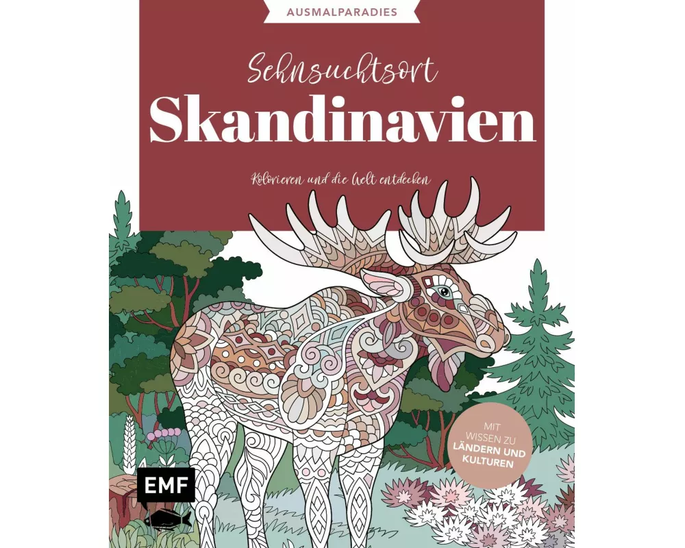 Ausmalparadies – Sehnsuchtsort Skandinavien