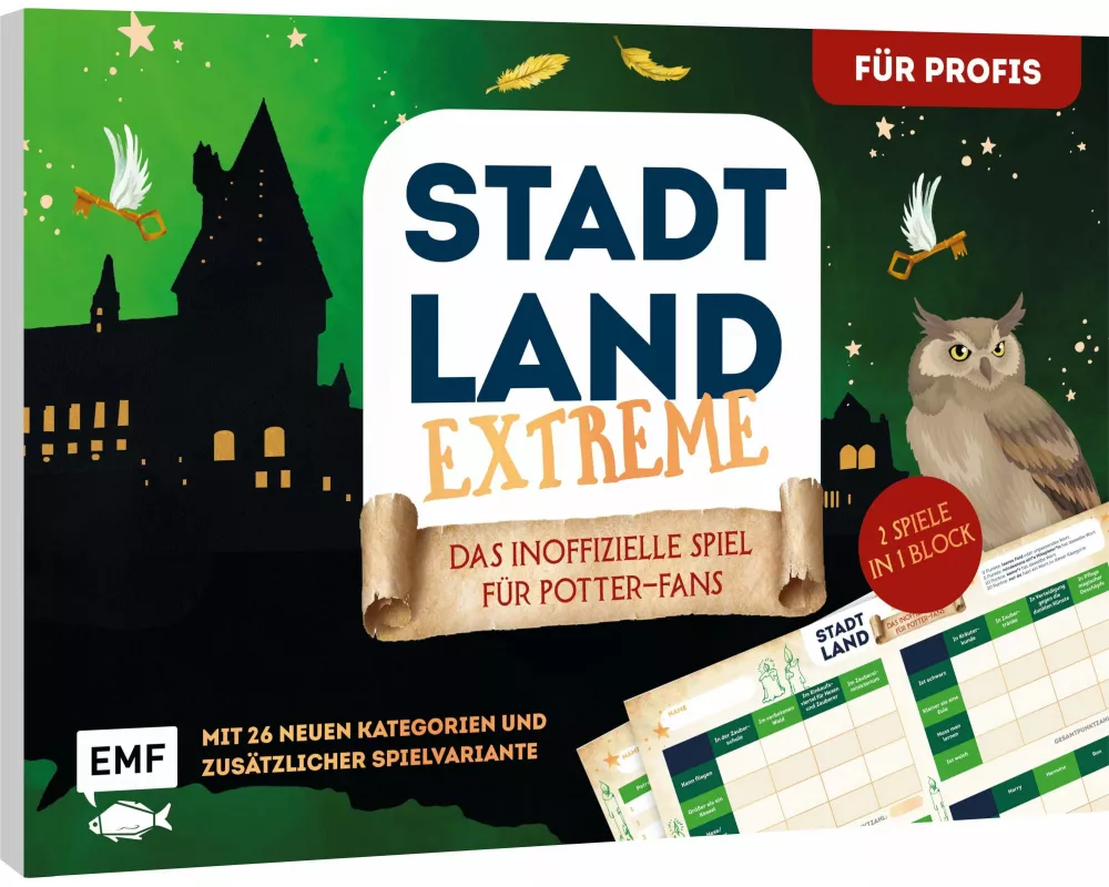 Stadt, Land, ... Das inoffizielle Spiel für Harry Potter-Fans – Extreme