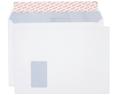 ELCO Couvert Office m/Fenster C4 74523.12 120g, weiss 50 Stück