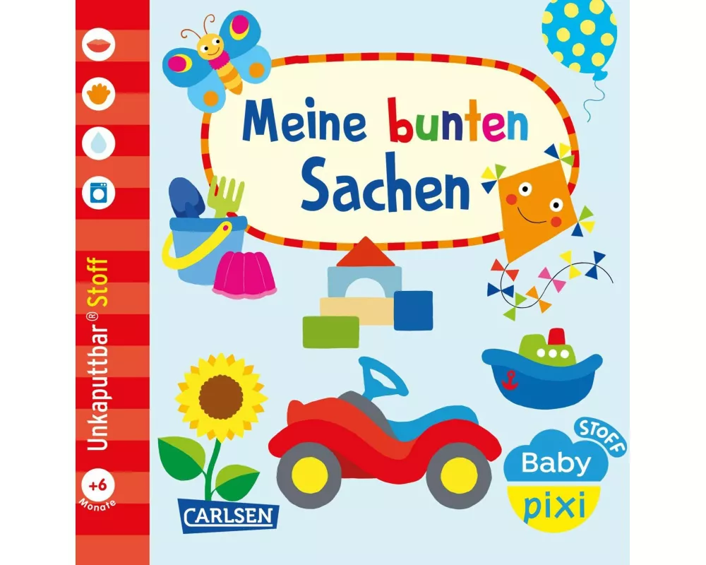 Baby Pixi (unkaputtbar) 166: Baby Pixi Stoff: Meine bunten Sachen