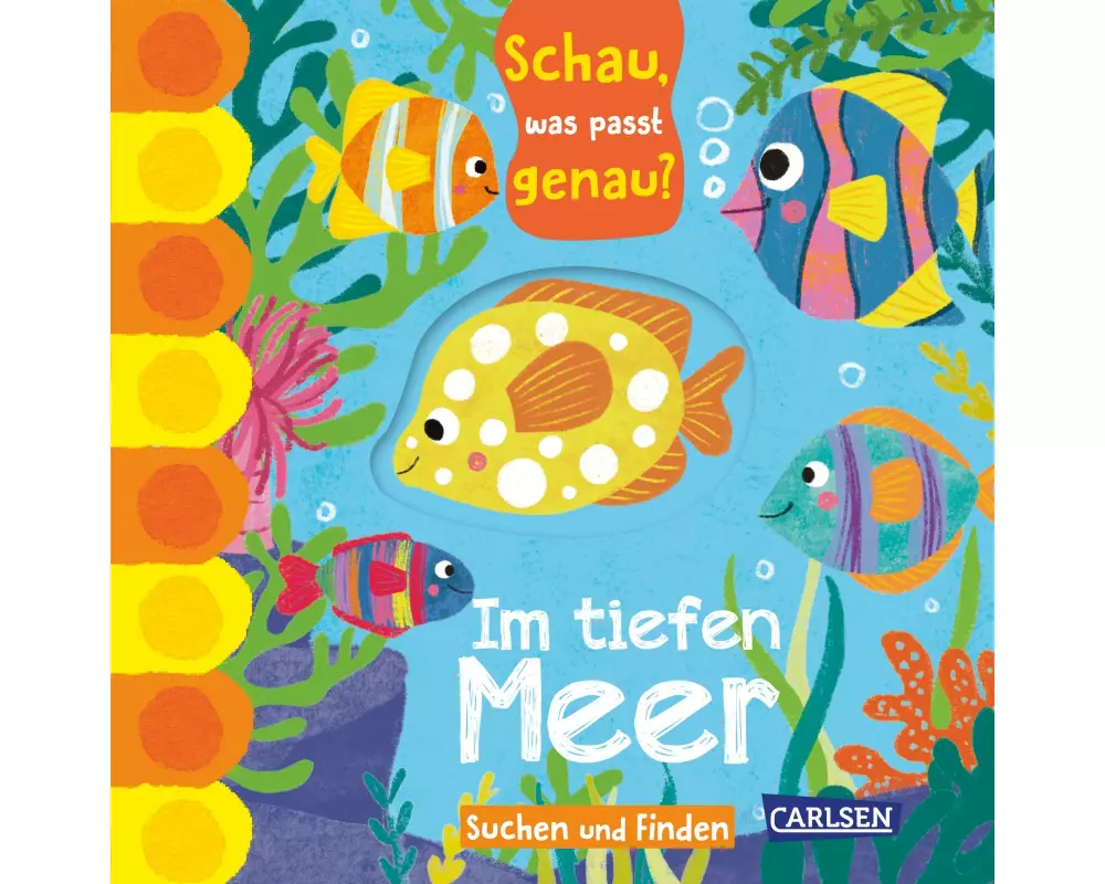 Schau, was passt genau? Im tiefen Meer