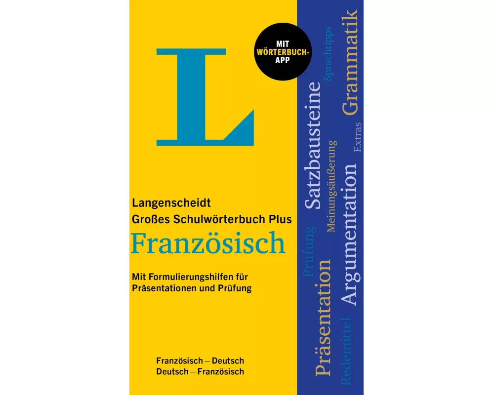 Langenscheidt Großes Schulwörterbuch Plus Französisch