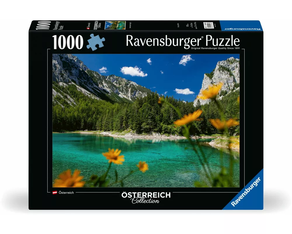 Erwachsenenpuzzle 1000 Teile - Grüner See bei Tragöß