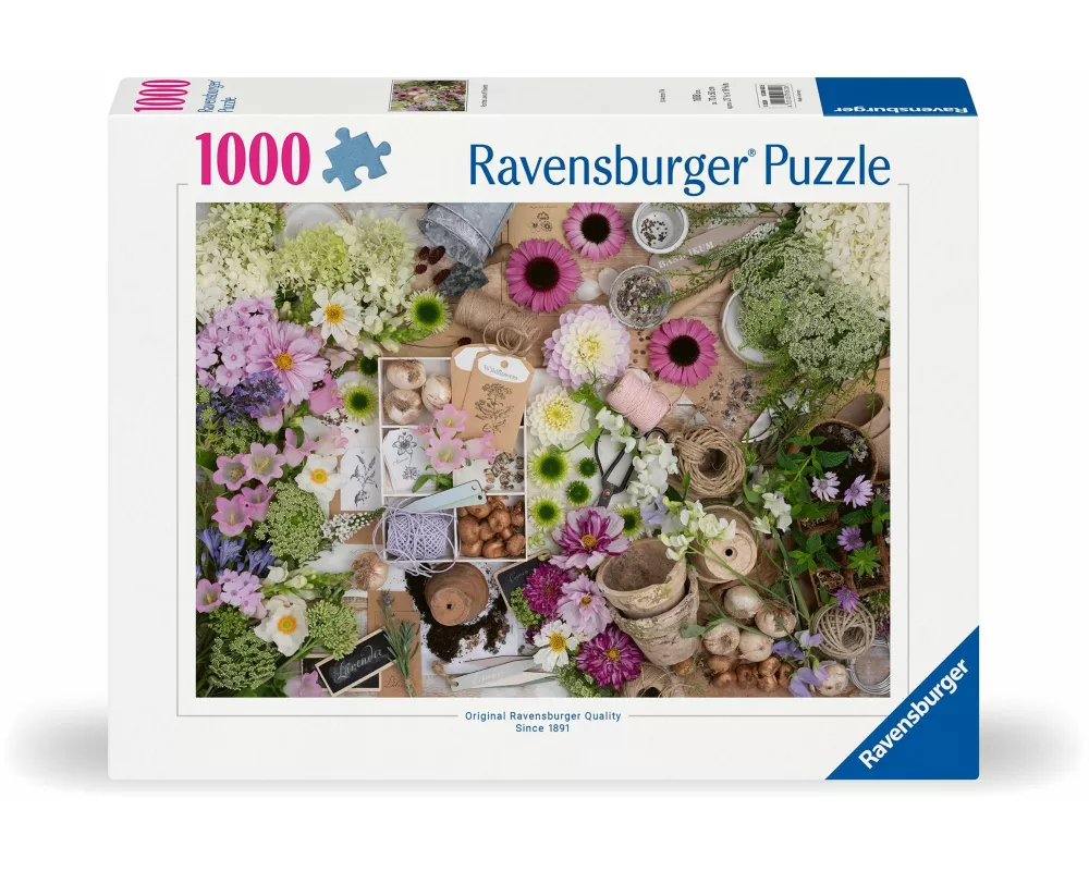 Erwachsenenpuzzle 1000 Teile - Prachtvolle Blumenliebe
