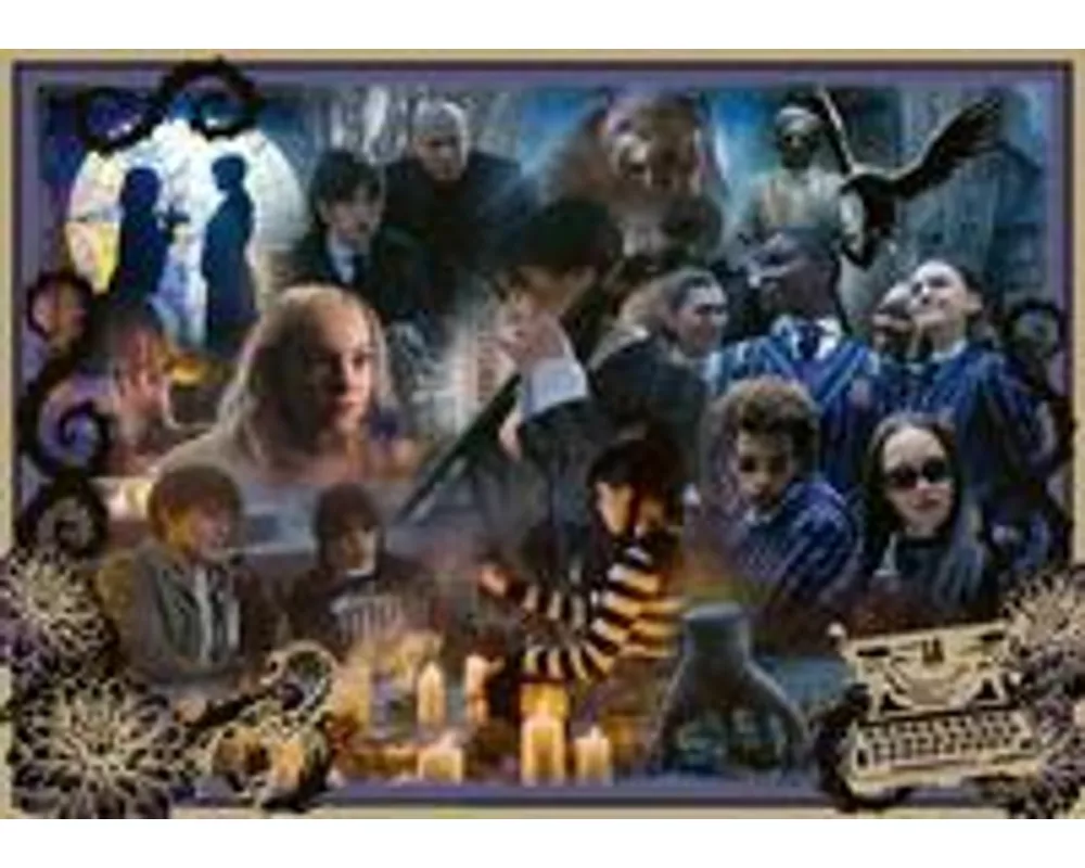 Erwachsenenpuzzle 1000 Teile - Wednesday: Das Beste von Staffel 1