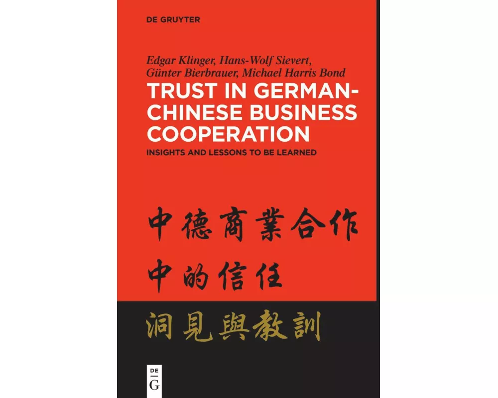 Trust in German-Chinese Business Cooperation
