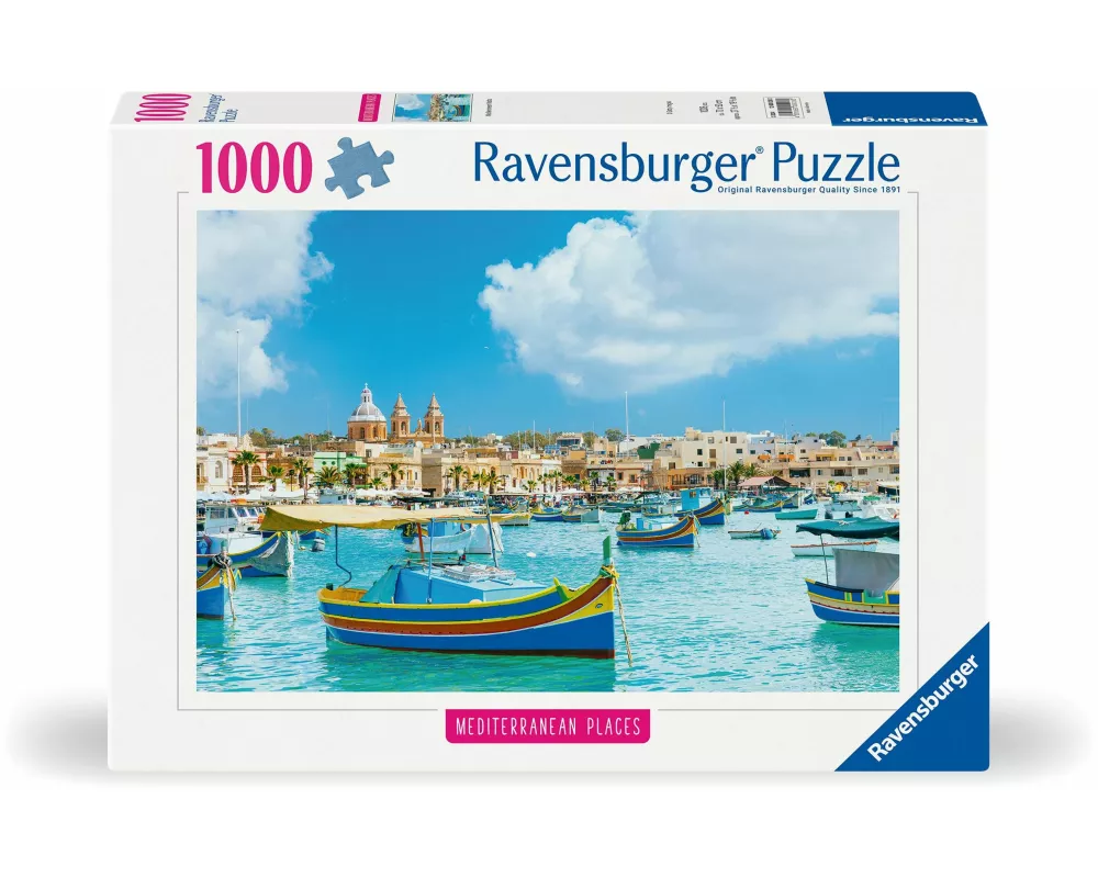 Erwachsenenpuzzle 1000 Teile - Mediterranes Malta