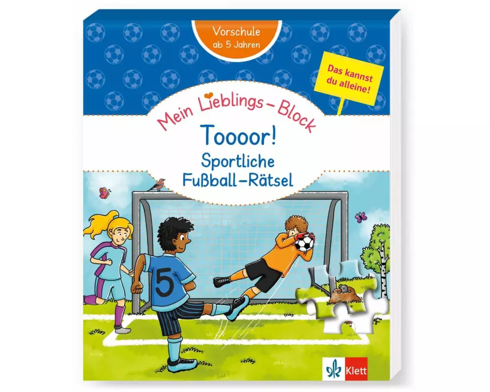 Klett Mein Lieblings-Block Toooor! Sportliche Fußball-Rätsel