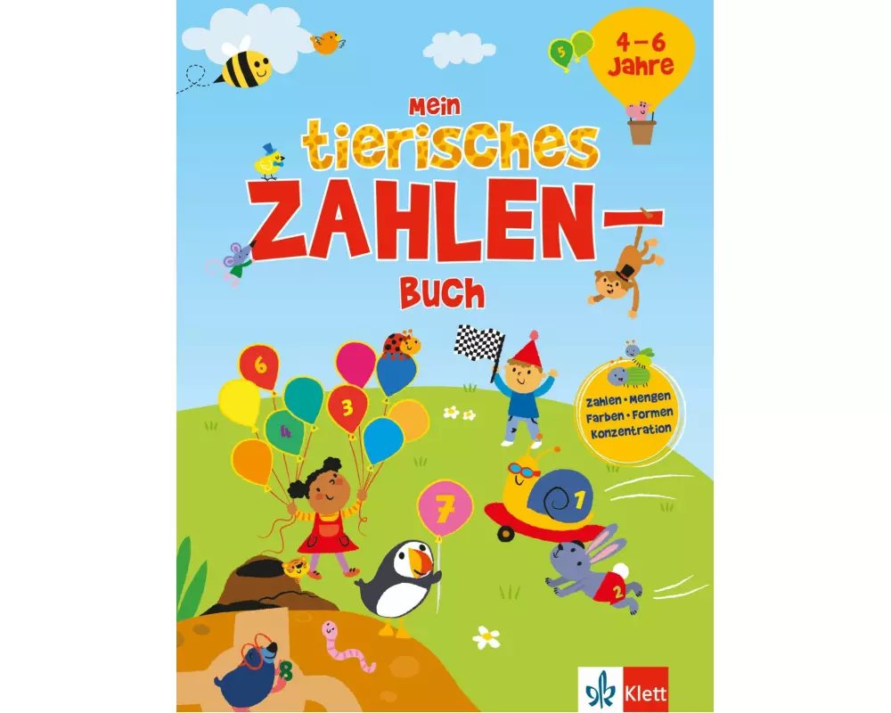 Mein tierisches Zahlen-Buch (4 - 6 Jahre)