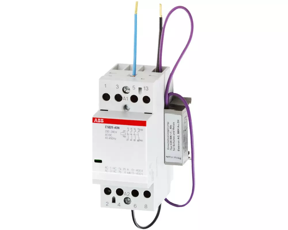 ELEKTRON REG Schütz WV 2S EB mit ABB ESB25-40N-06