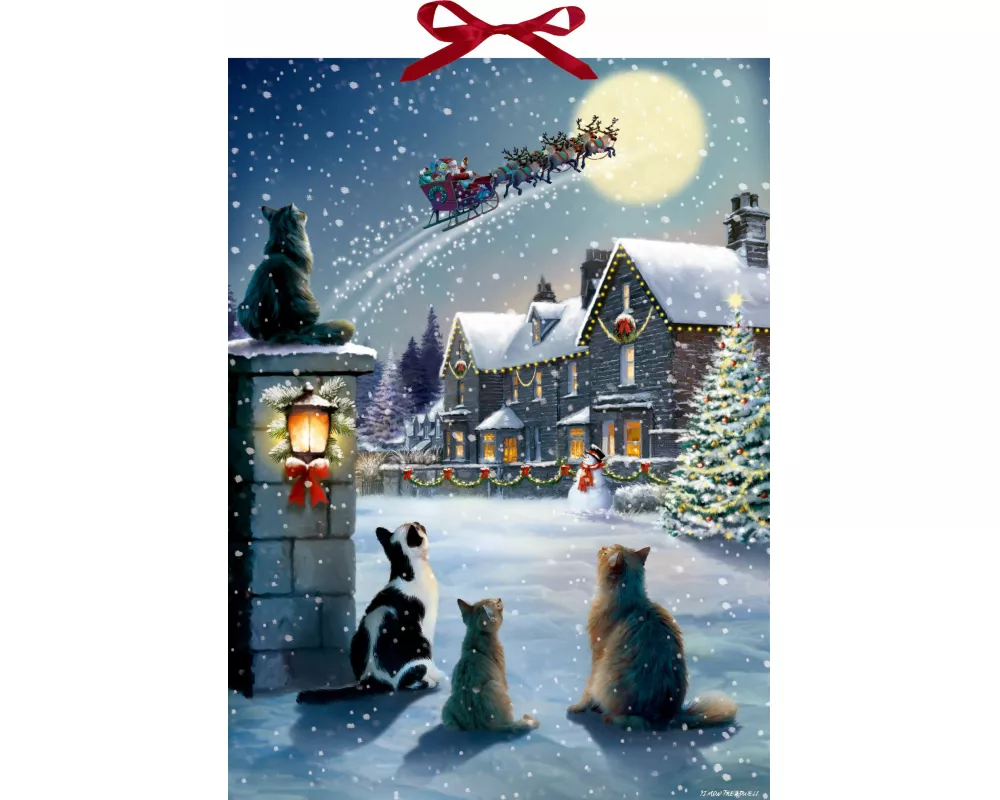 Wand-Adventskalender – Katzen-Weihnacht