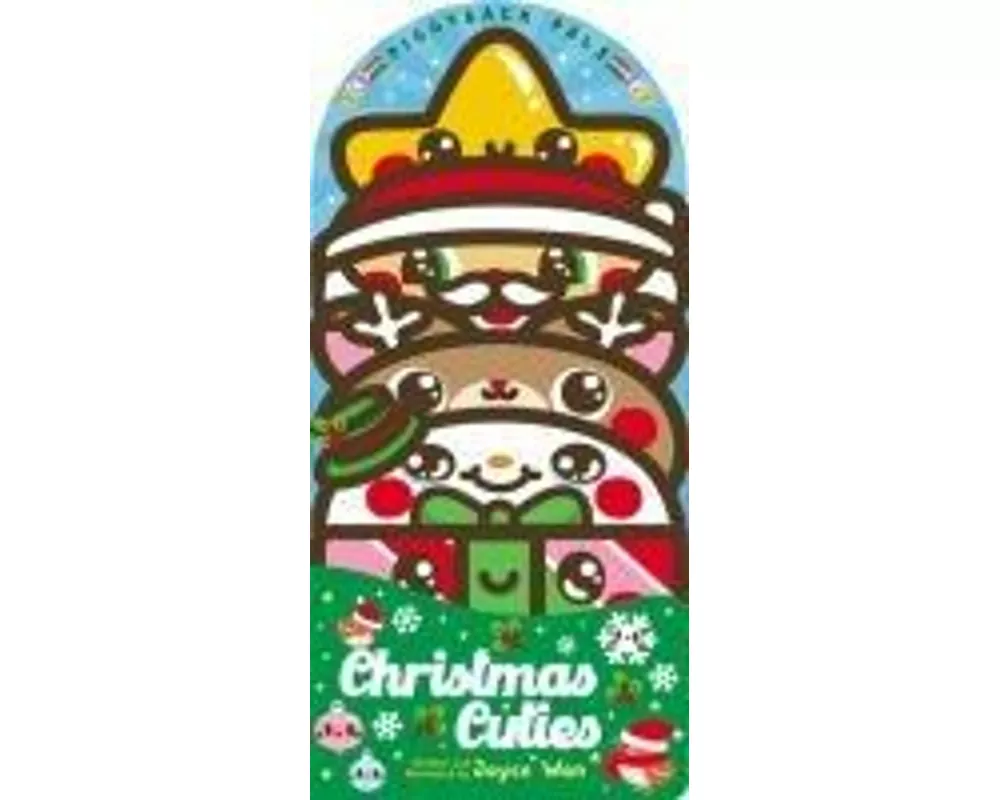 Christmas Cuties: A Shaped Holiday Board Book with Foil (Adorable Christmas Gift or Stocking Stuffer) (Piggyback Pals)