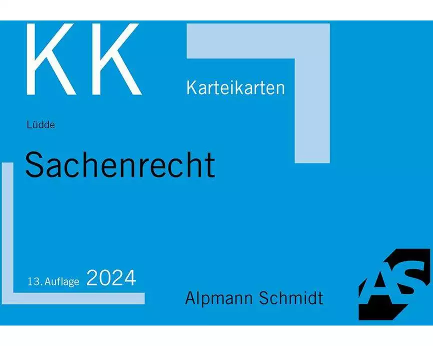 Karteikarten Sachenrecht