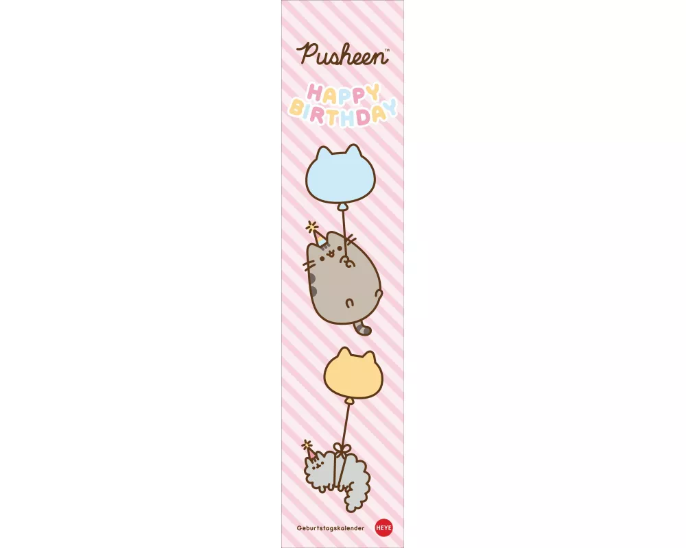 Pusheen Geburtstagskalender Langplaner