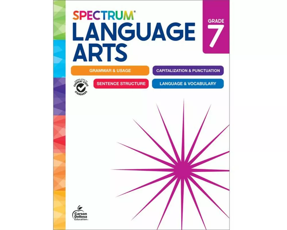 Spectrum Language Arts Workbook, Grade 7