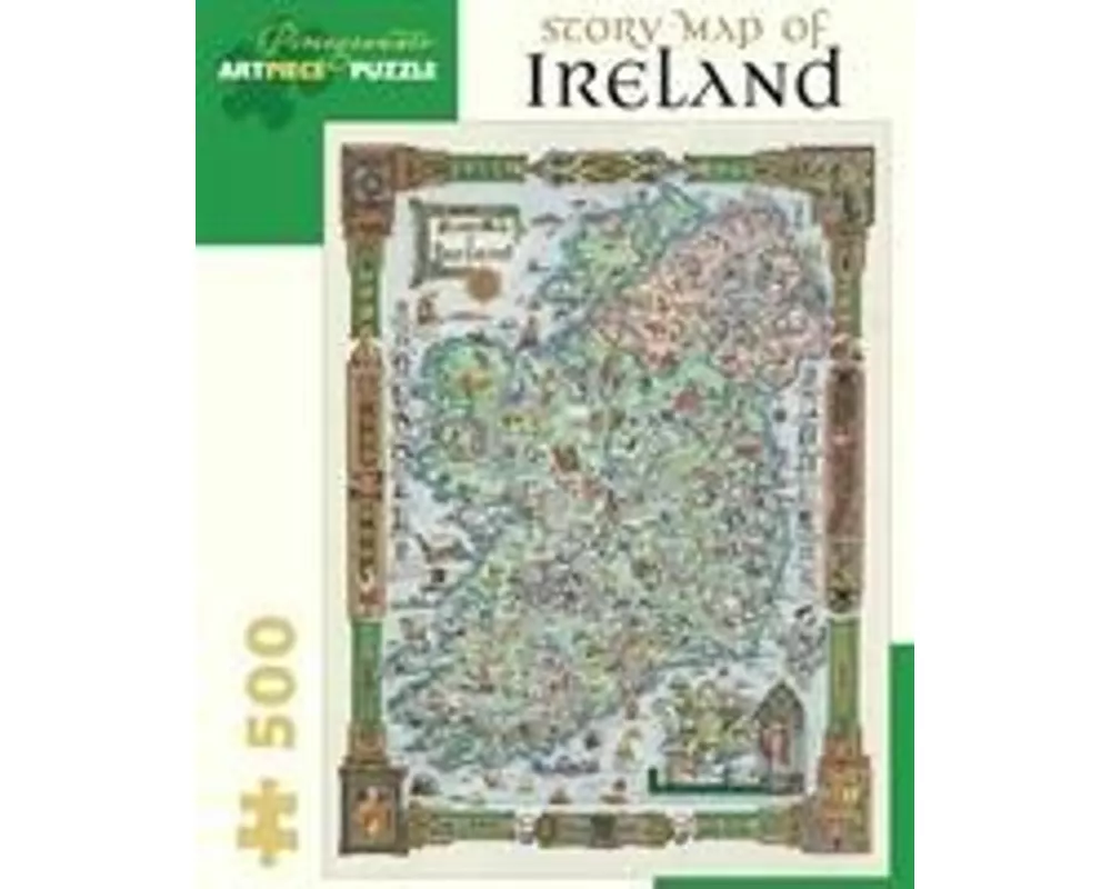 Story Map Of Ireland 500 Piece Jigsaw
