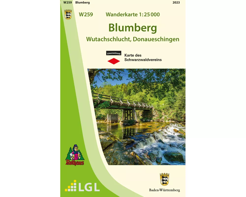 W259 Wanderkarte 1:25 000 Blumberg