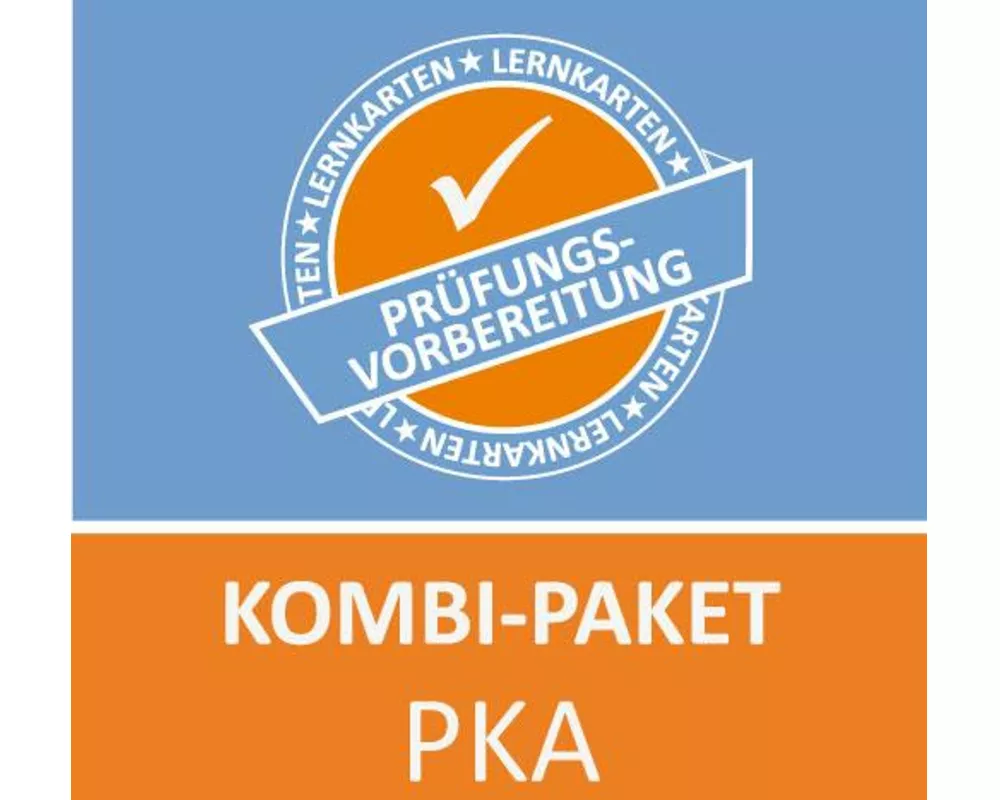 Kombi-Paket Pharmazeutisch kaufmännischer Angestellter PKA Lernkarten