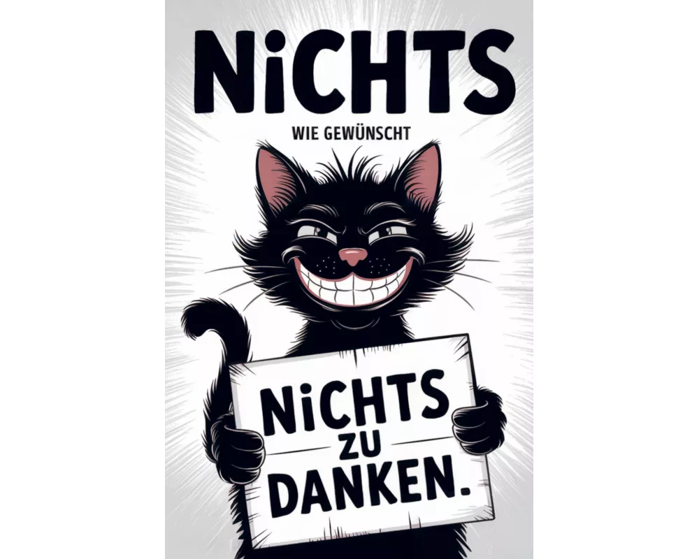 NICHTS - Wie gewünscht: Die ultimative Antwort auf "Ich will nichts"