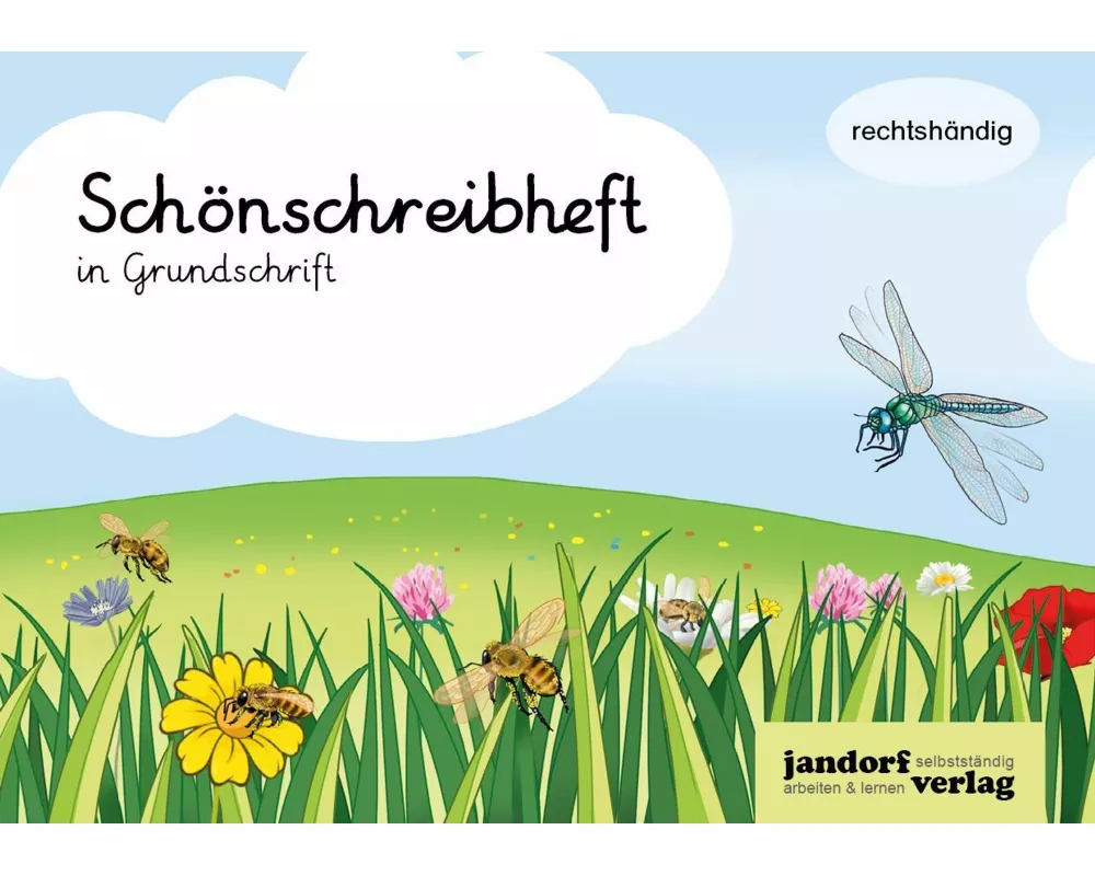 Schönschreibheft in GS - rechtshändig - Grundschrift