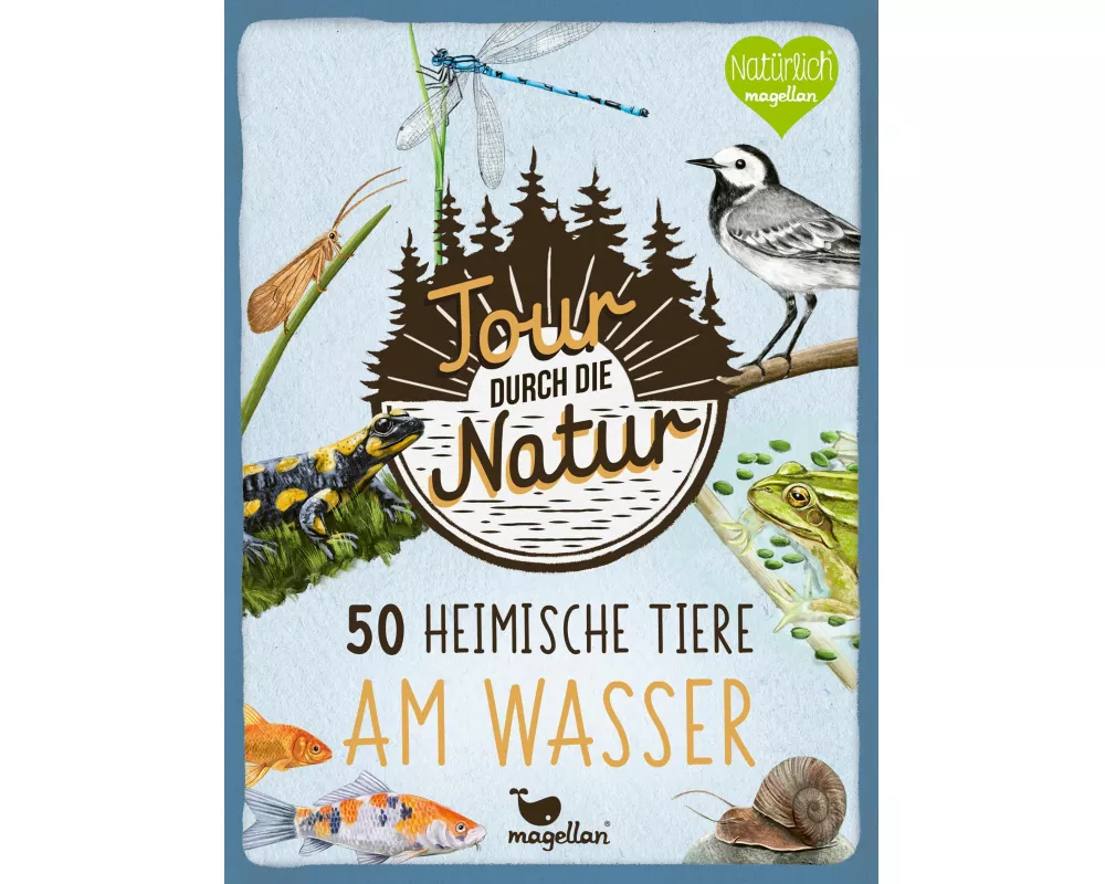 Tour durch die Natur - 50 heimische Tiere am Wasser