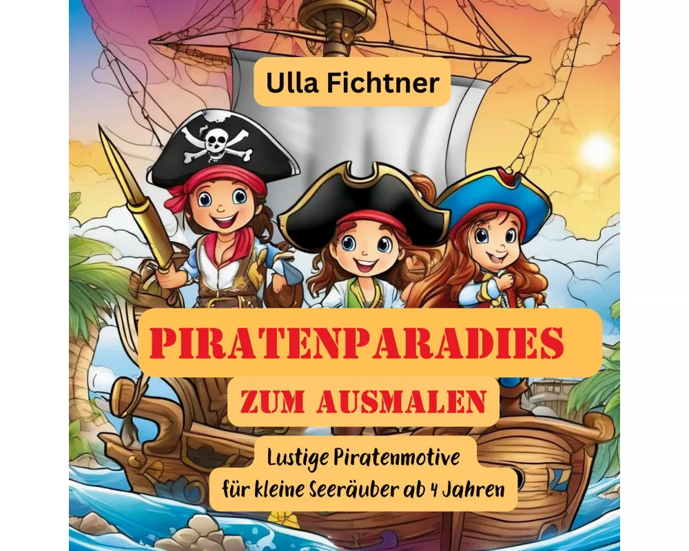 Piratenparadies zum Ausmalen