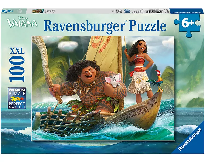 Kinderpuzzle 100 XXL Teile - Disney Vaiana - Vaiana und Maui