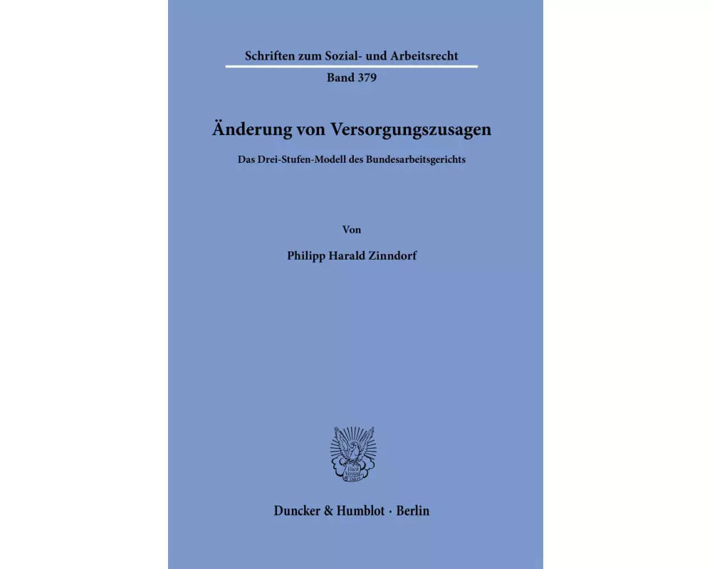 Änderung von Versorgungszusagen