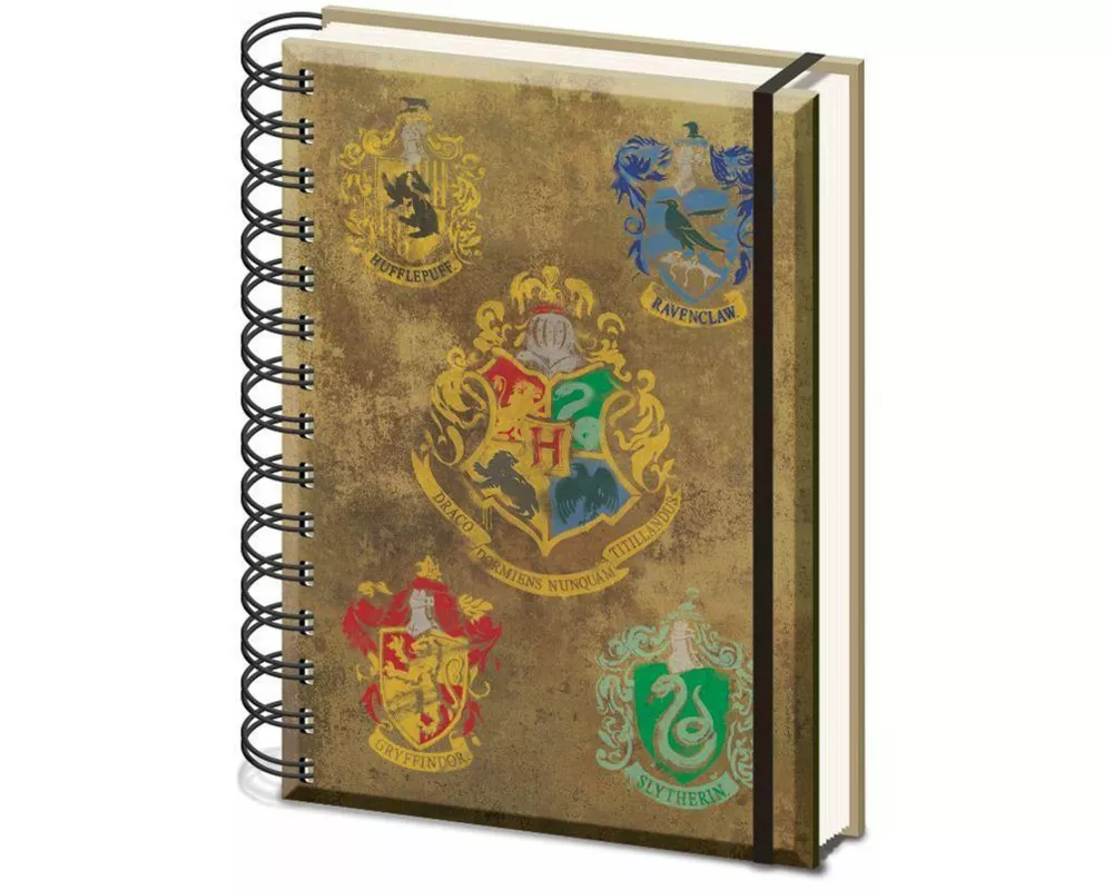 Harry Potter (colourful Crest) A5 Wiro Notebook
