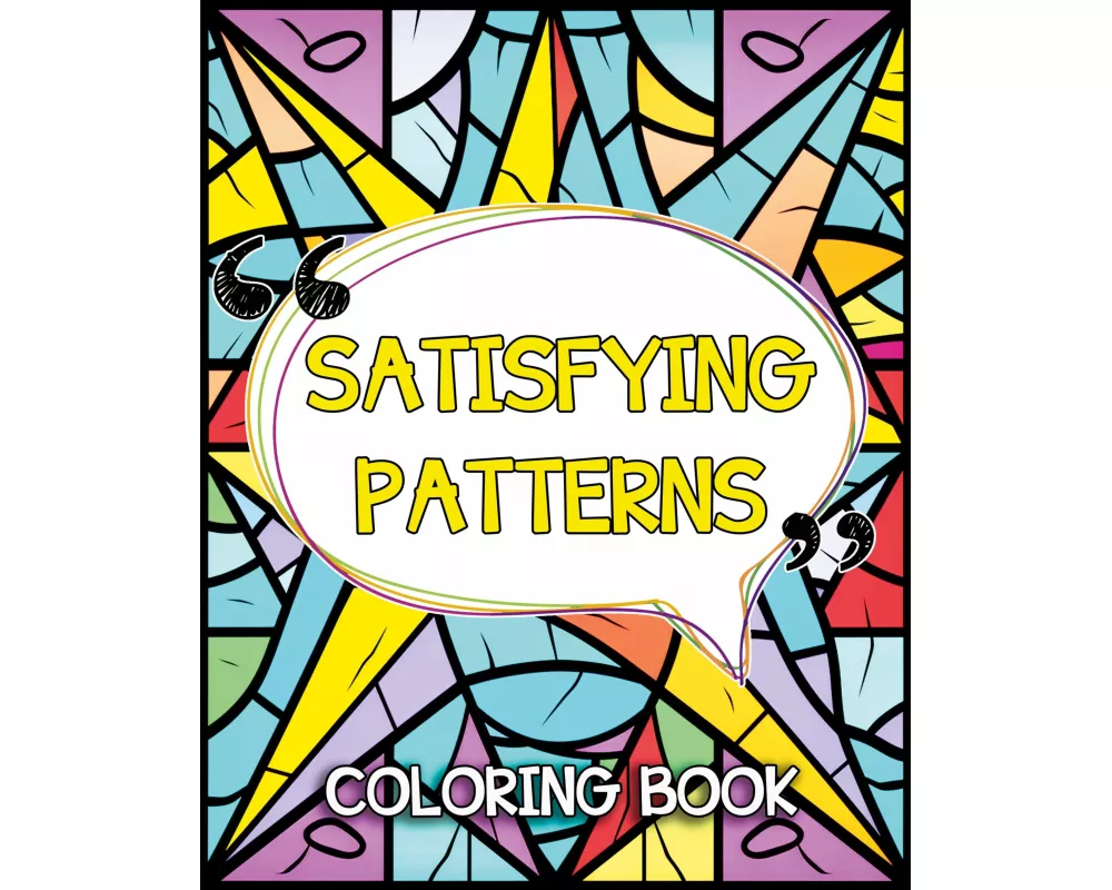 Satisfying Patterns Coloring Book