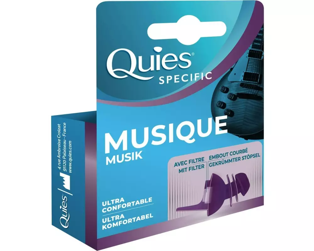 Quies Gehörschutz Specific Musik 2 Stück