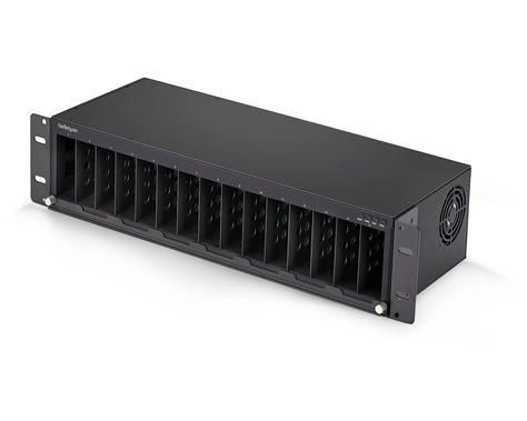 StarTech.com MCM15-MEDIA-CHASSIS Netzwerkchassis Schwarz