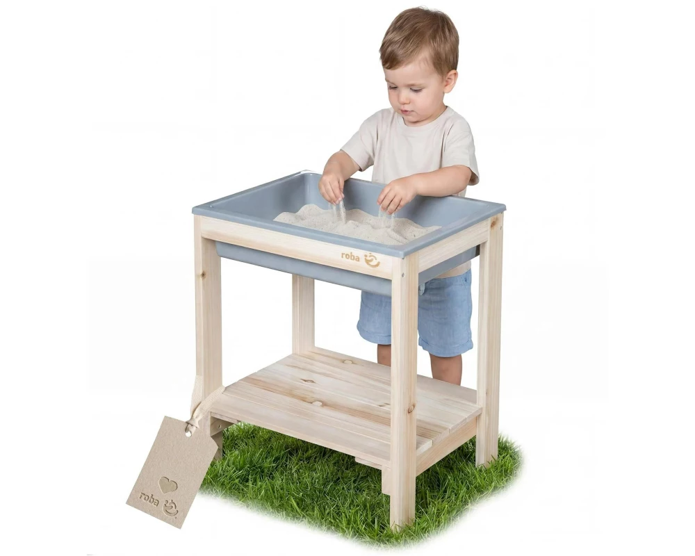 roba Spieltisch «Tiny» Massivholz Sand- & Matschtisch