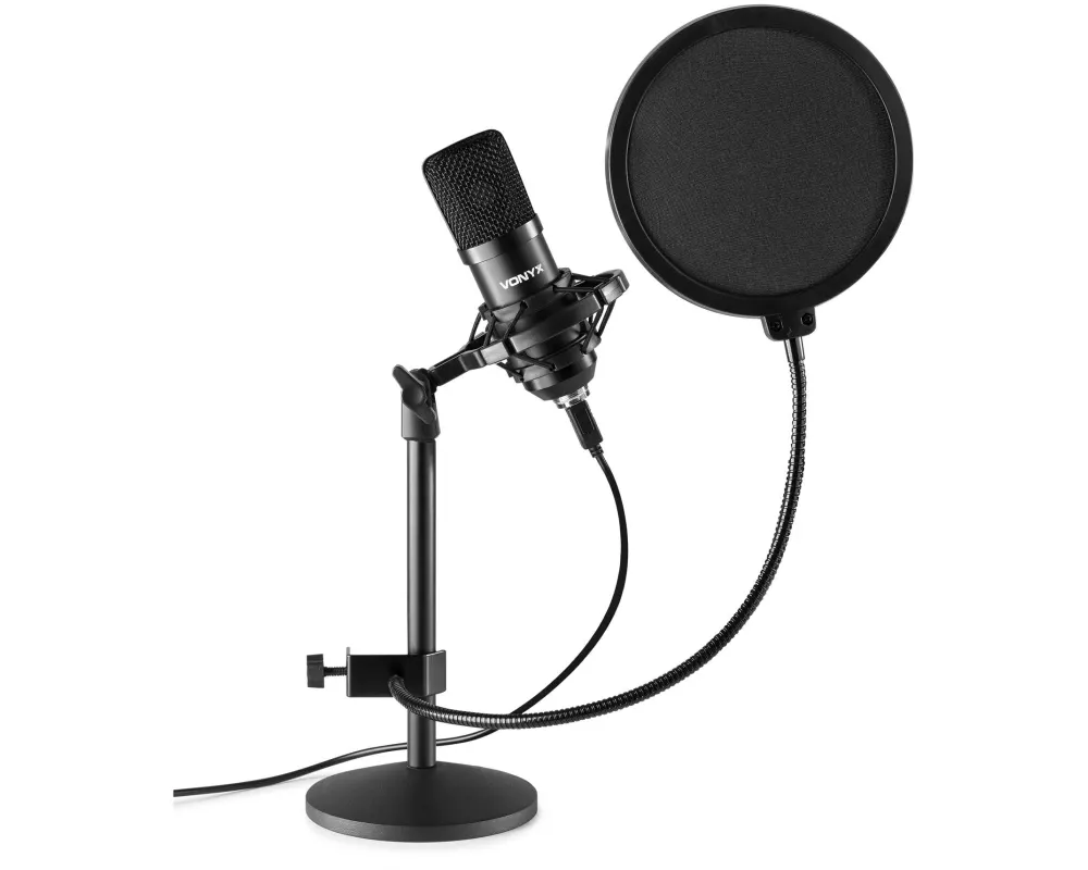 Vonyx Kondensatormikrofon CMTS300 Schwarz