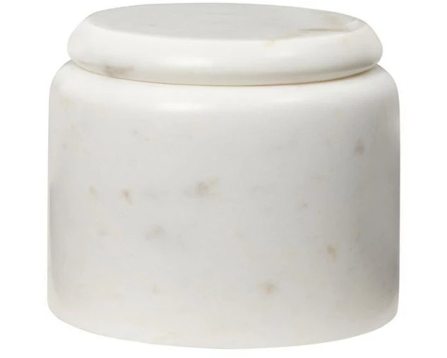 Broste Copenhagen HEDVIG Marmor Weiss Ø 10 cm x H 8 cm