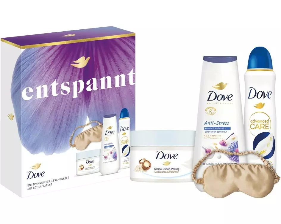 Dove Geschenkset 25 entspannt und Maske 3-teilig