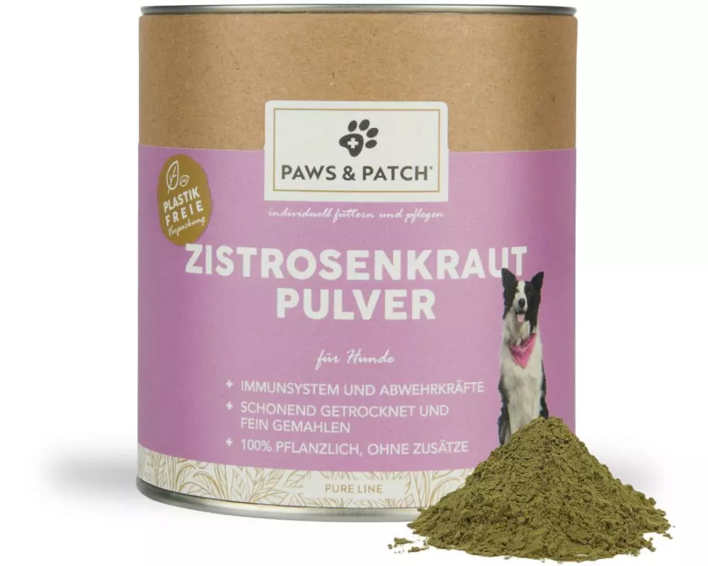 Paws & Patch Hunde-Nahrungsergänzung Zistrosenkraut Pulver 150 g