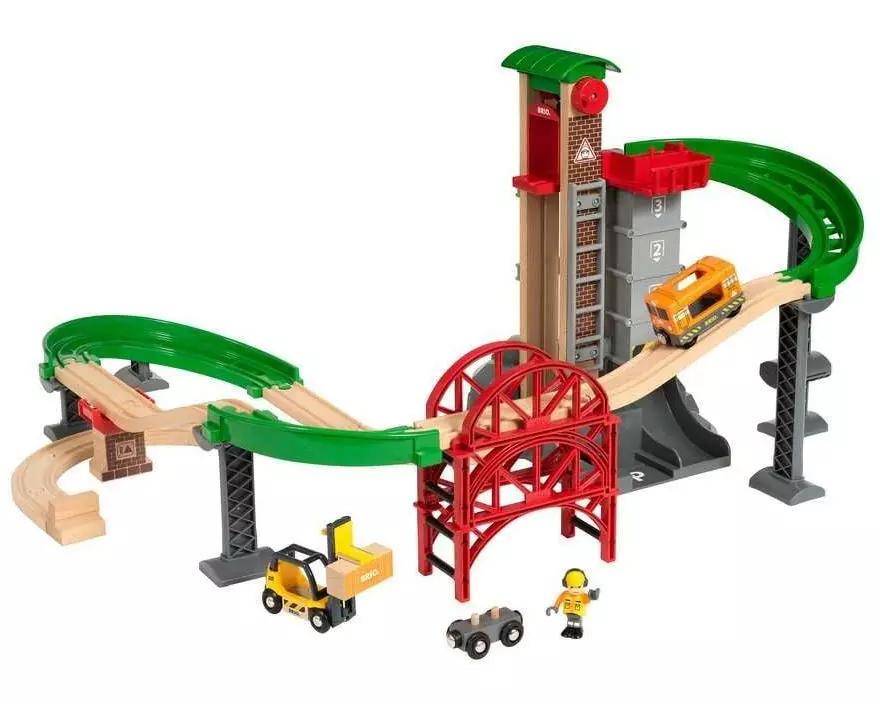 BRIO Grosses Lagerhaus-Set Aufzug