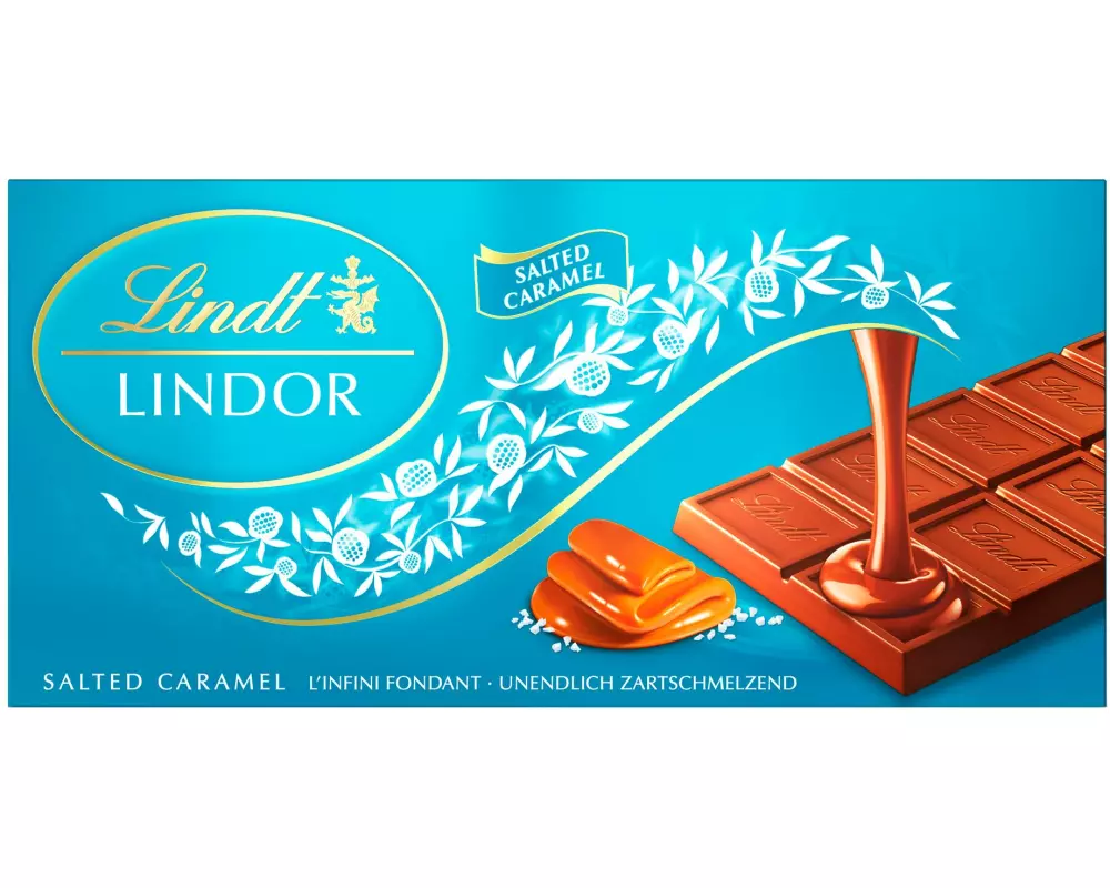 Lindt Tafelschokolade Lindor Salted Caramel 100 g
